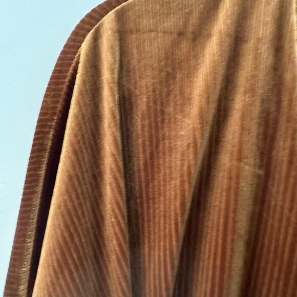 Good American Dolman Copper Brown Velour Shirt, Size Medium - Picture 4 of 9